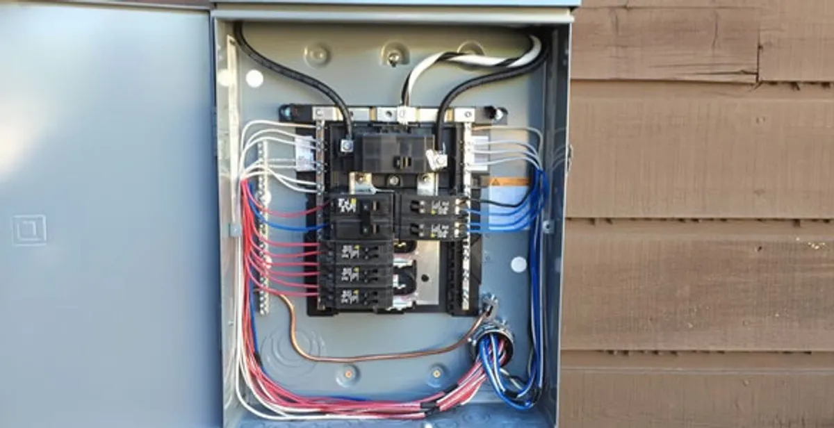 electrical panel upgrade service featuring newly installed electrical panel wired by licensed electricians in Columbia, MO