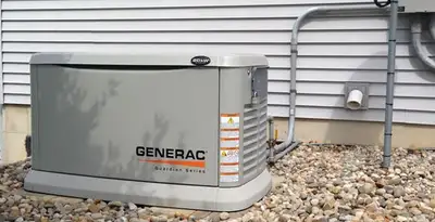 generator installation service featuring outdoor standby generator setup by licensed electricians in Columbia, MO