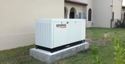 generator installation service showing standby generator professionally installed for residential power backup in Columbia, MO