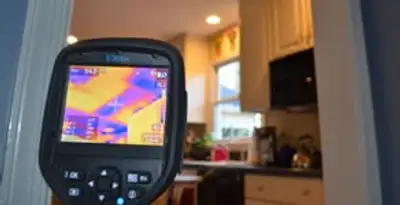 home energy audit service using thermal imaging to evaluate electrical efficiency inside a home in Columbia, MO