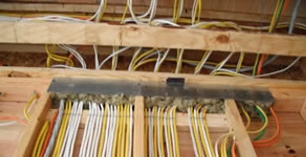 new construction wiring services with organized electrical rough-in performed by licensed electricians in Columbia, MO