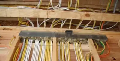 new construction wiring services with organized electrical rough-in performed by licensed electricians in Columbia, MO