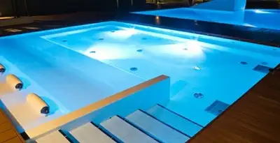 pool light installation and repair services providing modern illuminated pool lighting in Columbia, MO