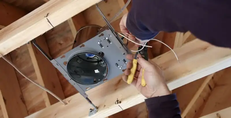 Professional recessed lighting installation with electrical wiring by licensed electricians in Columbia, MO