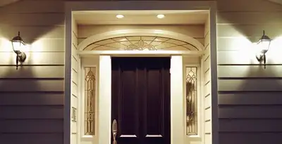 security light installation services with professionally installed entryway lighting in Columbia, MO