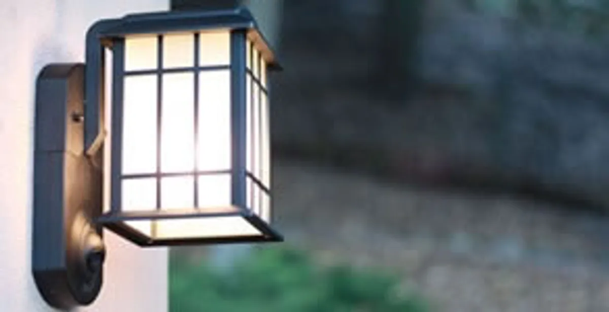security light installation services with professionally mounted exterior wall light in Columbia, MO